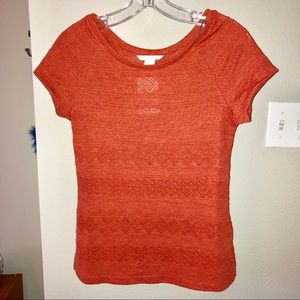 H&M Orange Tee NEVER WORN OBO